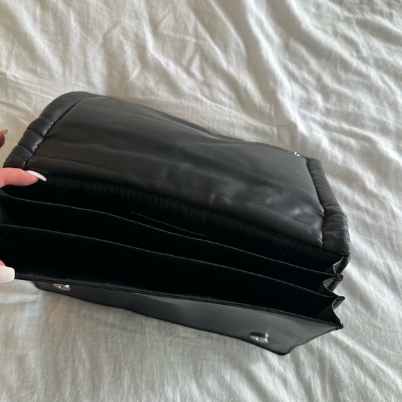 Zara faux leather purse (black) - Picture 3 of 4